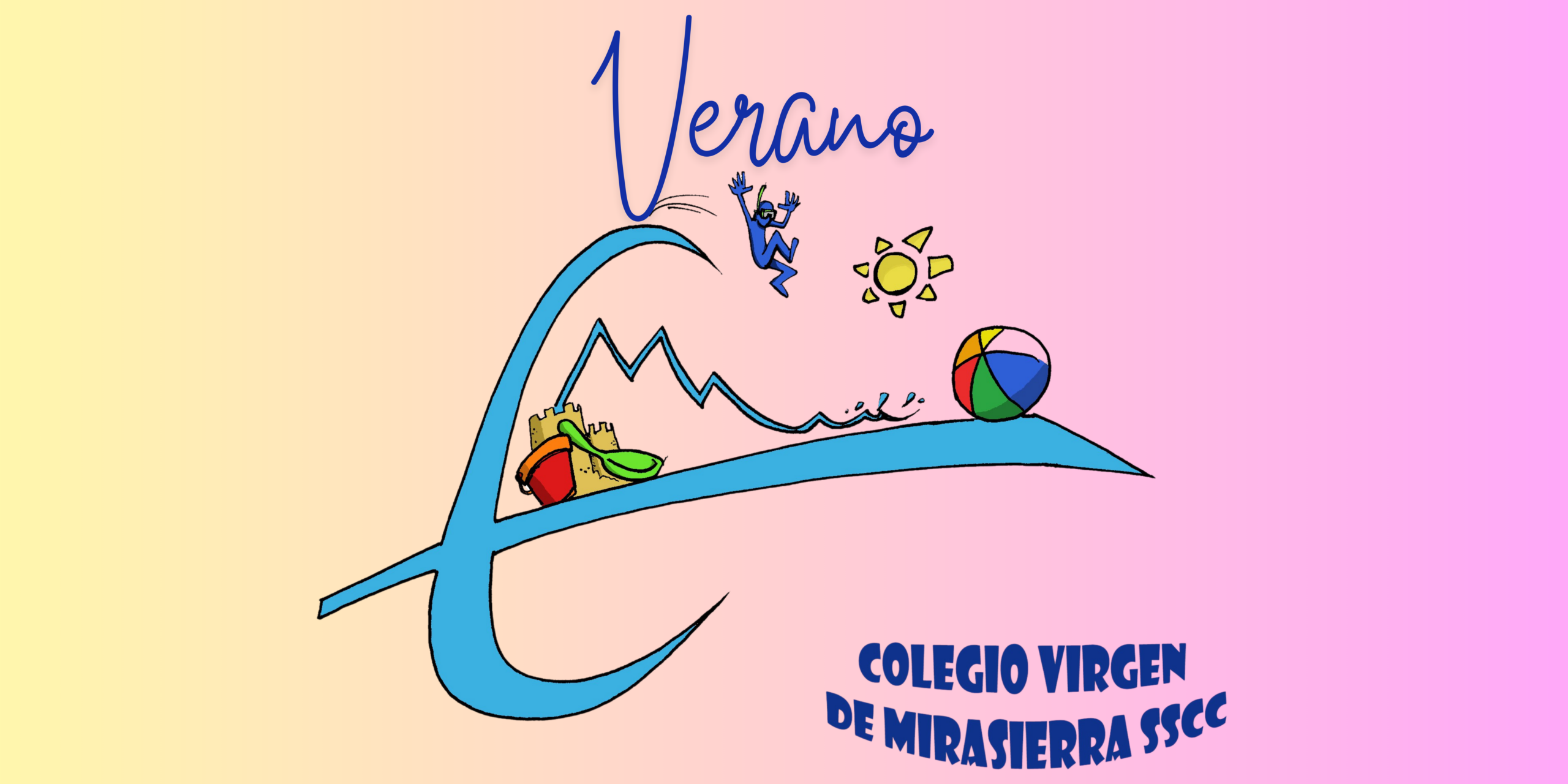 Verano (Banner mediano (EE. UU.) (horizontal)) Actividades verano Virgen de Mirasierra